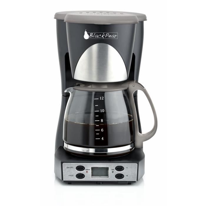 BLACK PEAR BCM 950 Cafetière programmable 10/12 tasses 1000W