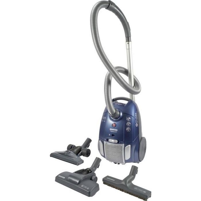 HOOVER TE70_TE30 Aspirateur traîneau avec sac Telios Plus - 700W - 83 dB - A - Bleu