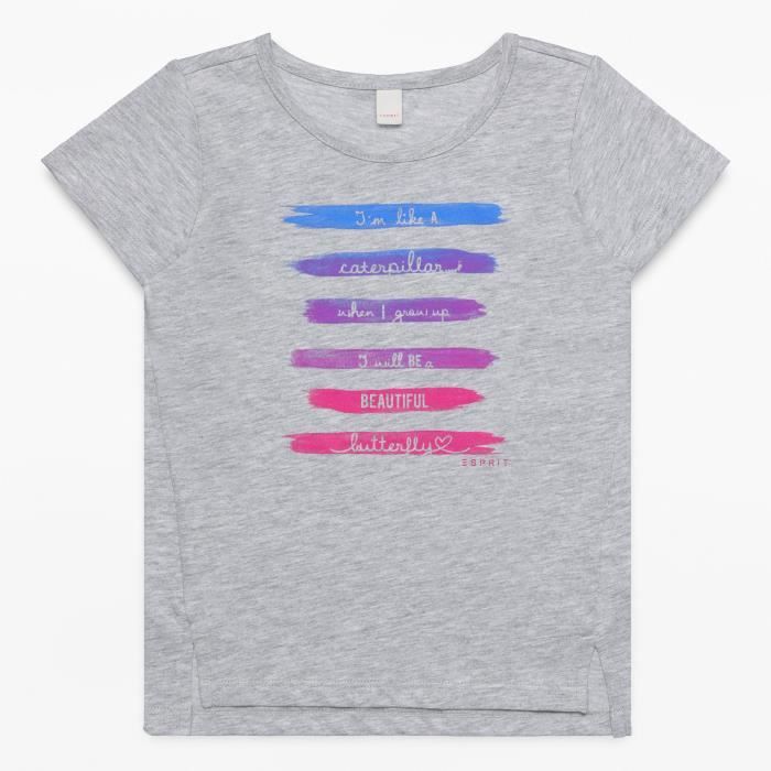 ESPRIT T-Shirt Tie And Dye Gris Chiné Enfant Fille