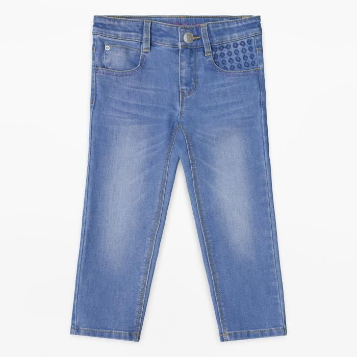 ESPRIT Pantalon Jean Slim 7/8 Bleu Enfant Fille