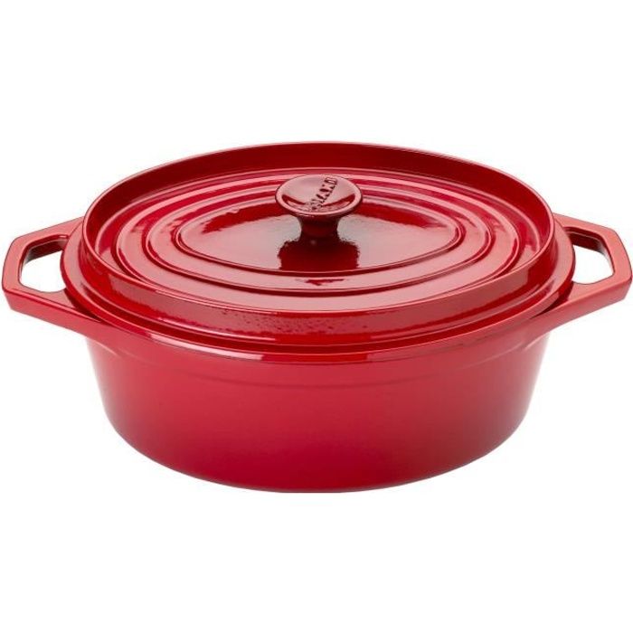INVICTA PUV303330 Cocotte ovale - 33 cm - Rubis