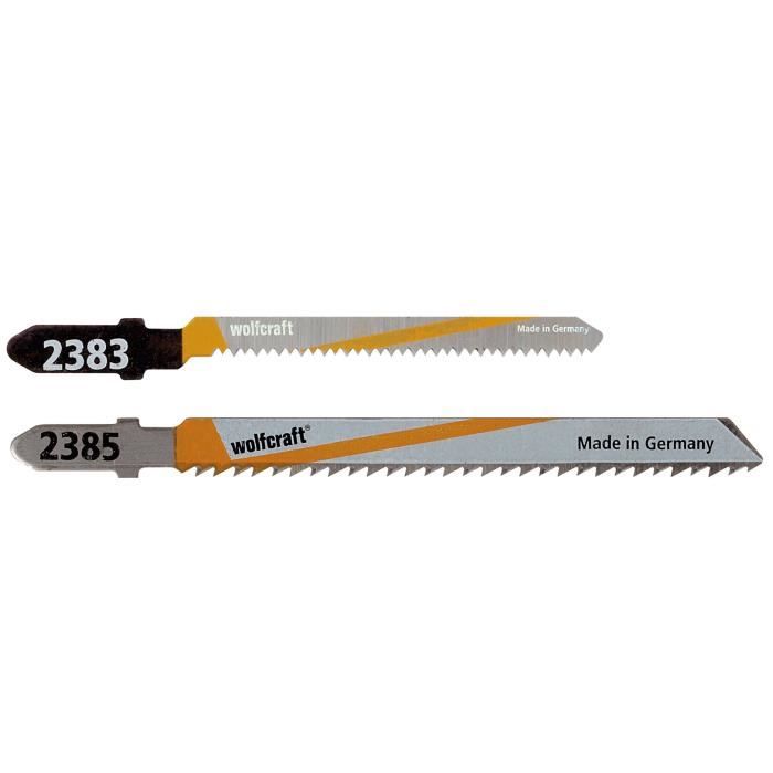 WOLFCRAFT Lot de 2 Lames de scie sabre Bosch HCS 5 cm