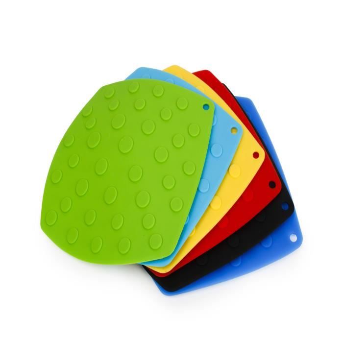 YONG Set dessous-plat Primly - 18,5 x 18,5 cm - 6 couleurs assorties