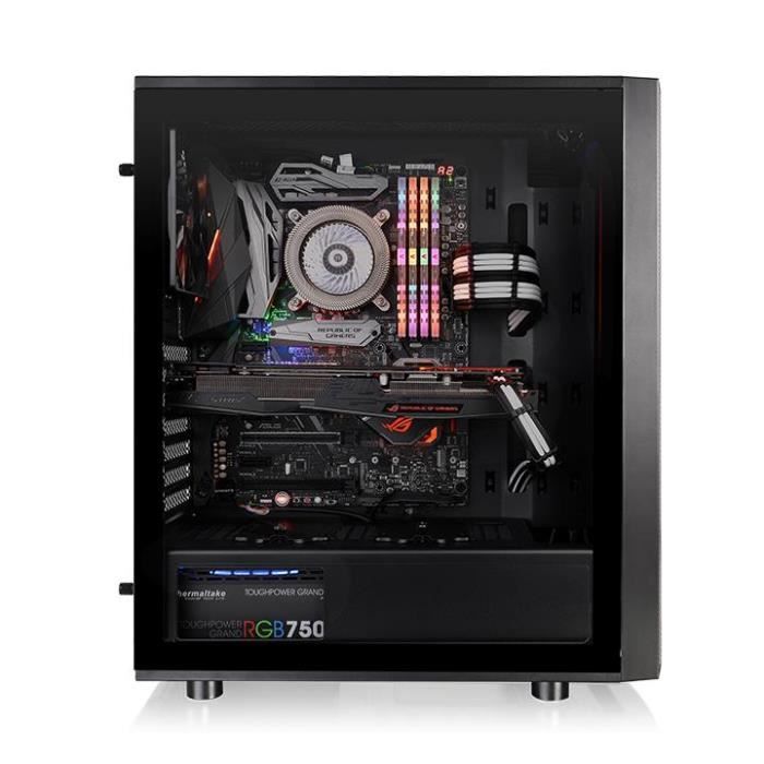 Thermaltake Versa J25 TG, Midi-Tower, PC, SPCC,2