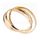 Bague femme plaque or