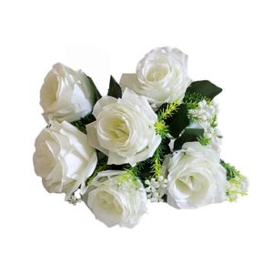 White Compositions Florales Artificielles Mode Bouquet