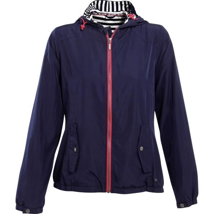 ELLESSE Veste coupe-vent Alaska femme - Marron Bleu Marine ...