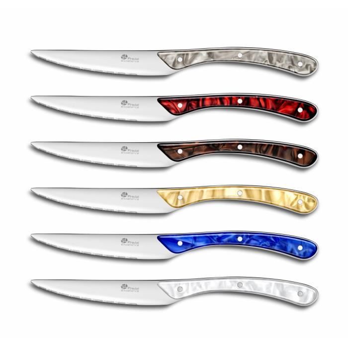 PRADEL EXCELLENCE Coffret de 6 Couteaux à Steak