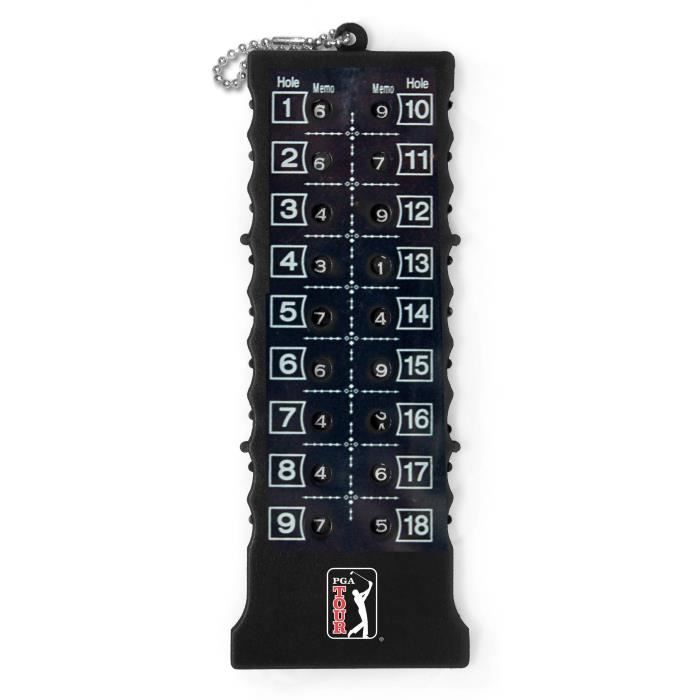 PGA TOUR Compteur du Score de Golf - Noir