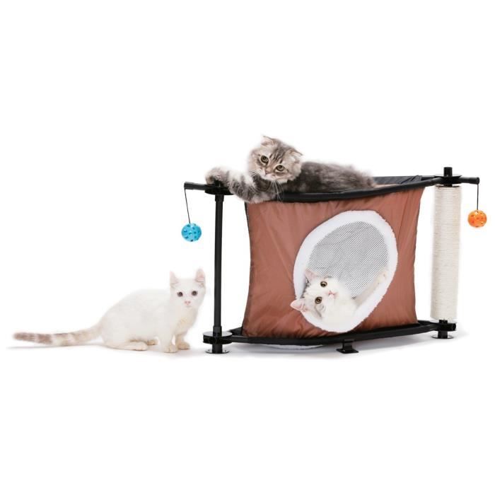 KITTY CITY Coin Sleepy - Aire de jeux 44x45x45cm - Pour chat