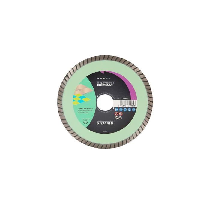 Sidamo Disque diamant ULTRA C/ÉRAM D 11130025 125 x 22,23 x H 10 mm Gr/ès c/éram//fa/ïence Sidamo