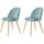 ZOMBA Lot de 2 chaises de salle à manger - Métal i