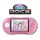 VIDEOJET Mini Console Portable PDC 30 Jeux Rose