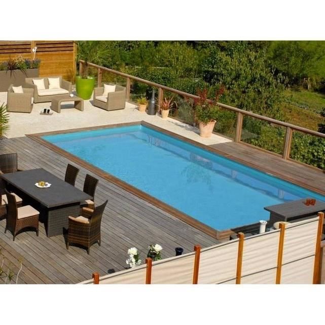 Sunbay Piscine Bois Braga 800 X 400 X 146 M Achat Vente