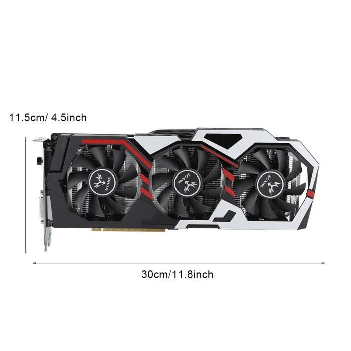 Carte graphique GDDR5 colorée GTX1060 1594-18093