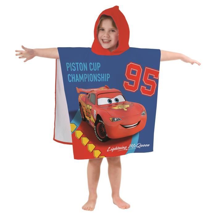 CARS CIRCUIT Cape de bain Coton 60x120cm