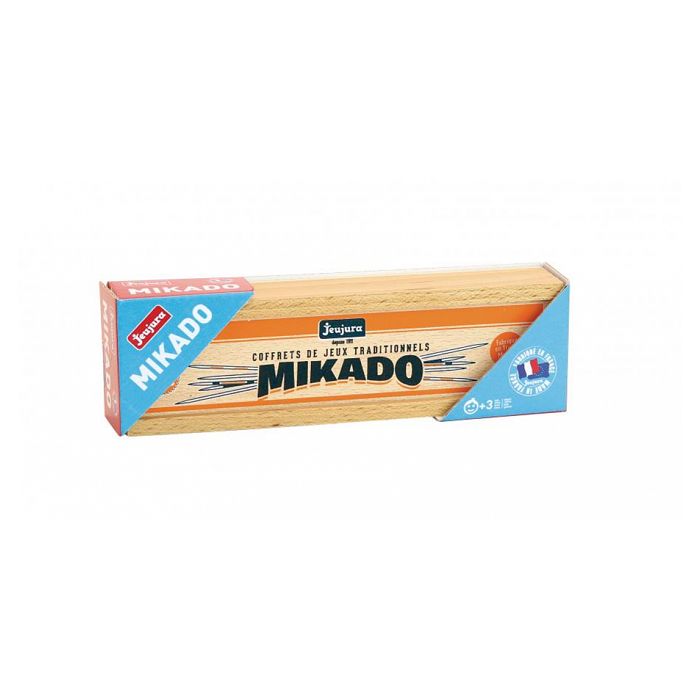 JEUJURA Jeu de mikado en bois Coffret en bois