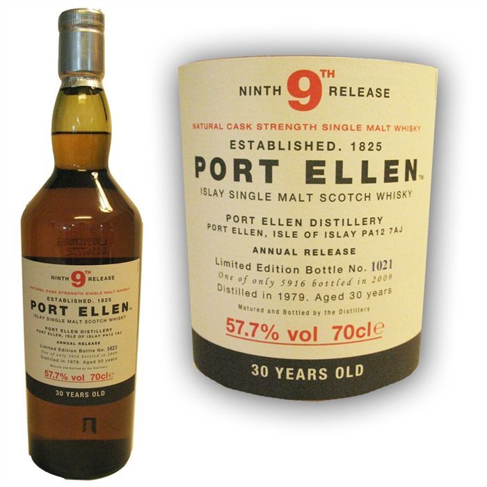 1979 30 ans 9th edition (70cl)   Achat / Vente Port Ellen 1979 30