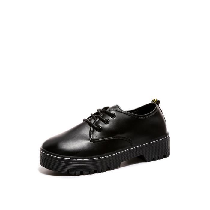 Mocassins Solide Couleur Rond Pompes Bout Femmes Croisement Trendy BO4rqnBaWc