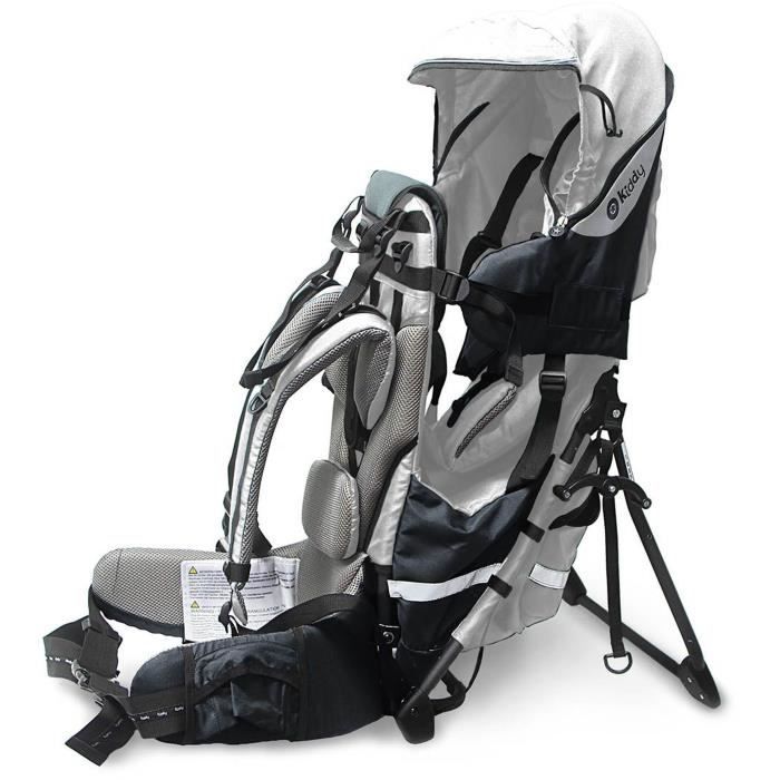 KIDDY Porte-bébé de randonnée Adventure Pack 2017 Gris argenté