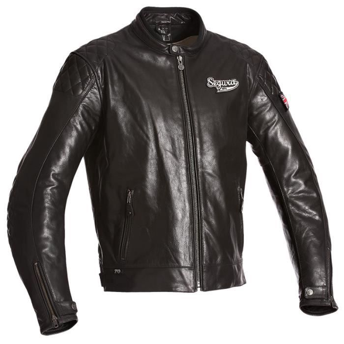 SEGURA Blouson de moto Patch - Noir