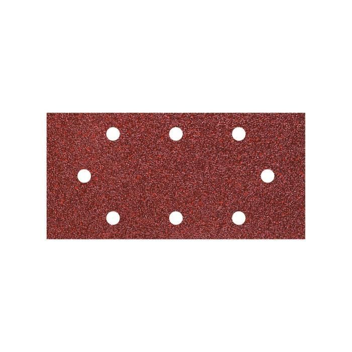 WOLFCRAFT 5 Patins abrasifs auto-agrippant perforés grain 80
