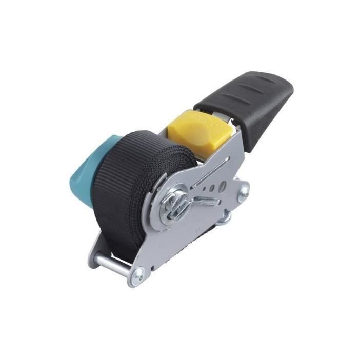 WOLFCRAFT - 1 Sangle-enrouleur à cliquet 4m R100kg