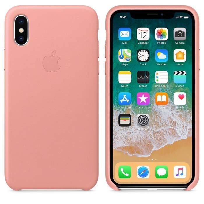 coque iphone xr rose poudre