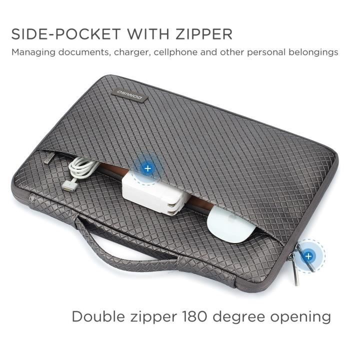 DOMISO 14 Pouces Imperméable Housse Sac de3