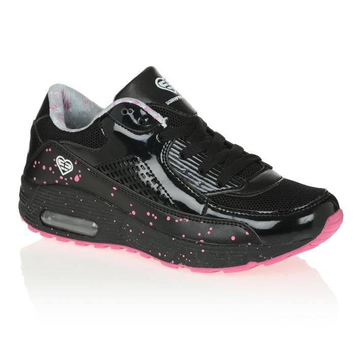 FREEGUN Chaussures enfant Farhago - Noir / Rose