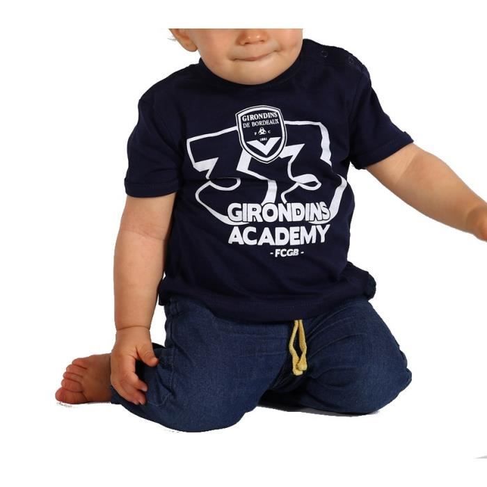 FCGB Tee shirt Girondins Academy - Bébé - Marine