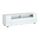 BUMP Meuble TV contemporain blanc laqué brillant -
