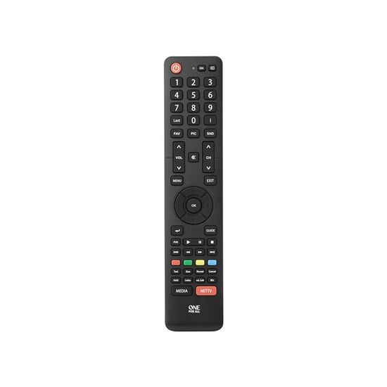One For All Urc1916 Télécommande Pour Toute Tv Hisense Noir