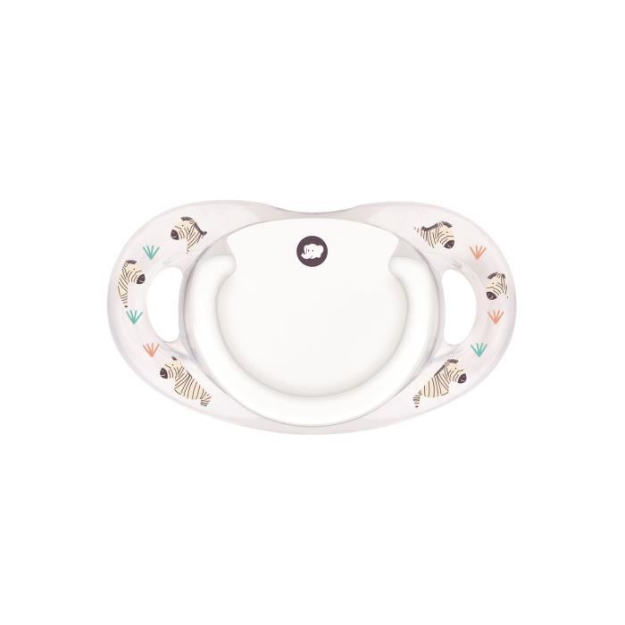 Sucette dental safe - silicone 0/6M - X2 - Blanc