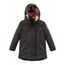 Catimini Parka Noir Fourrure Multicolore Imperméable À Capuche FcKl1J
