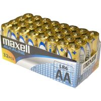 PILES MAXELL - Piles LR06 AA Pack de 32 - 790261 PILES MAXELL - Piles LR06 AA Pack de 32 - 790261