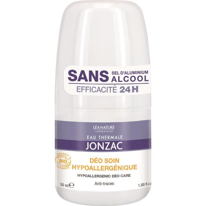 EAU THERMALE JONZAC Déodorant - Soin hypoallergénique - 50 ml