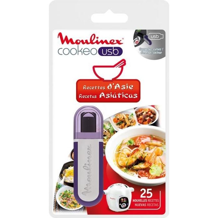 MOULINEX Accessoires XA600311 Clé USB thème Asie pour Cookeo