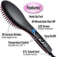 BROSSE SOUFFLANTE BRUSH La brosse lissante et chauffante en céramiqu BROSSE SOUFFLANTE BRUSH La brosse lissante et chauffante en céramiqu