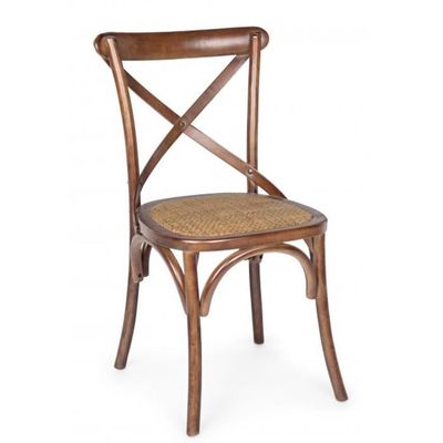 Chaise X DimL 42 P Marron Cm Coloris 87 Bois Bouleau De 46 En H nwk0OP
