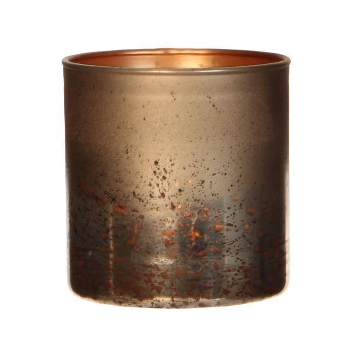 MICA Photophore Porte-bougie - Doré - 8 xØ7,5 cm