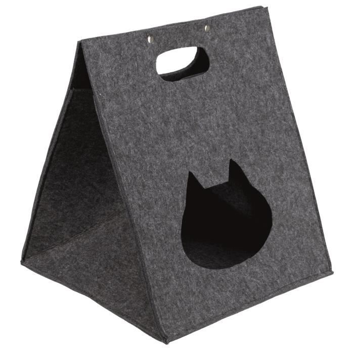 TRIXIE Coin douillet Antonia - 40x48x40cm - Gris - Pour chat