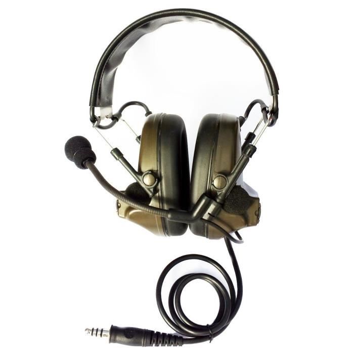 Airsoft Comtac Ii 2 Casque Micro Boom Radio Peltor Conception Oot9p
