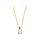 Collier Or Diamant Solitaire