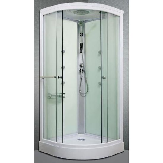 Cabine de douche hydromassante Arpege 1/4c 90cm - Achat / Vente ... Cabine de douche hydromassante Arpege 1/4c 90cm - Achat / Vente ...