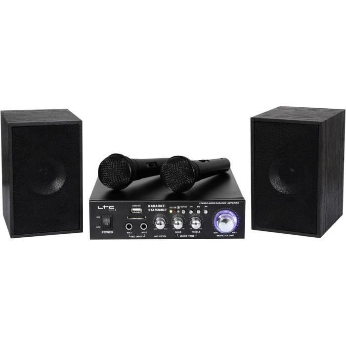 LTC KARAOKE-STAR2MKII Ensemble Karaoké avec USB/SD/Bluetooth
