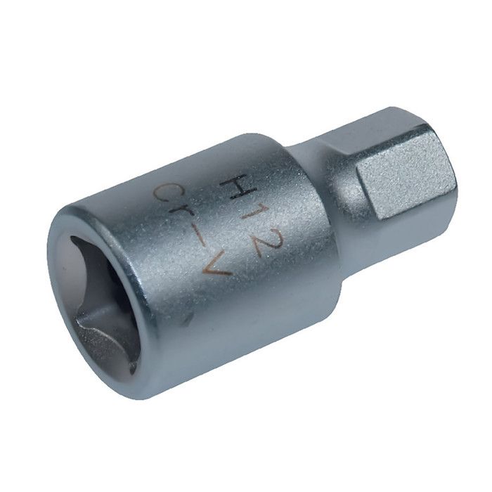 AUTOBEST Embout Vidange Mâle 6 Pans, Carré 3/8, 12mm