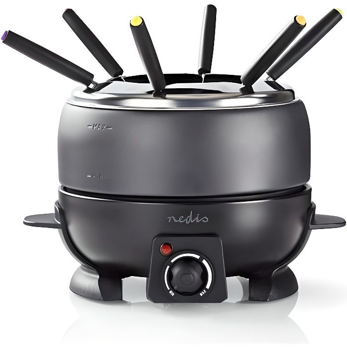 Emerio FT-106991.3 Set de Fondue Inox Gris