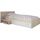 Lit avec tiroir Charlemagne 90x190 Acacia/Blanc