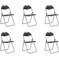 CHAISE Lot de 6 Chaises Pliable Chaises Pliantes en PVC M CHAISE Lot de 6 Chaises Pliable Chaises Pliantes en PVC M